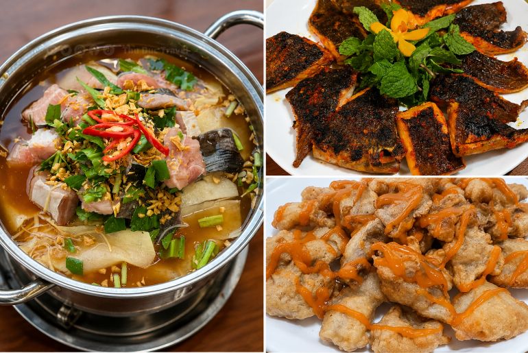 Cá Đuối Ba Món - Được Chế Biến Từ Cá Đuối Tươi, Mỗi Món Ăn Mang Một Hương Vị Riêng Nhưng Đều Đậm Chất Biển Cả