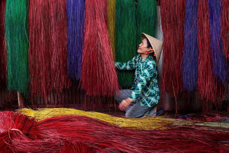 Làng nghề dệt chiếu Hới Thái Bình - làng nghề truyền thống lâu đời