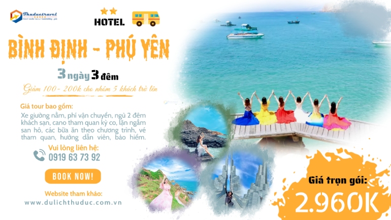 Bình Định - Phú Yên I Tour du lịch Bình Định - Phú Yên 3 ngày 3 đêm