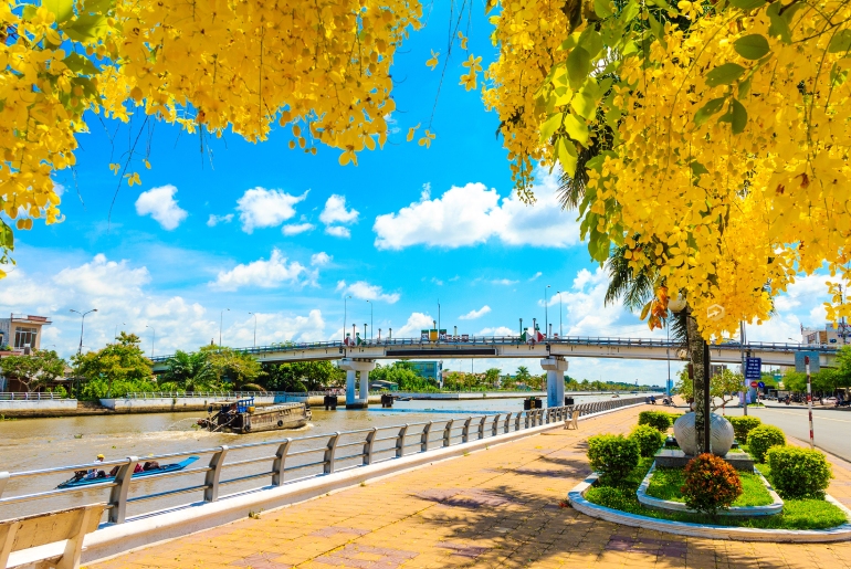 Công viên Xà No Hậu Giang - Công viên dài nổi tiếng nhất ở Hậu Giang